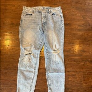 Old Navy High-Rise Light Blue Jeans